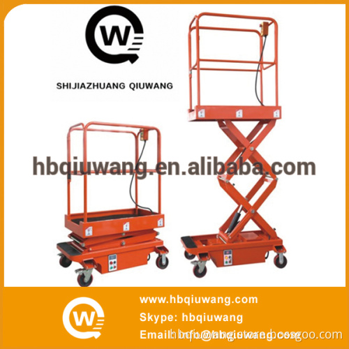 Mini manual scissor lift, lifting machine